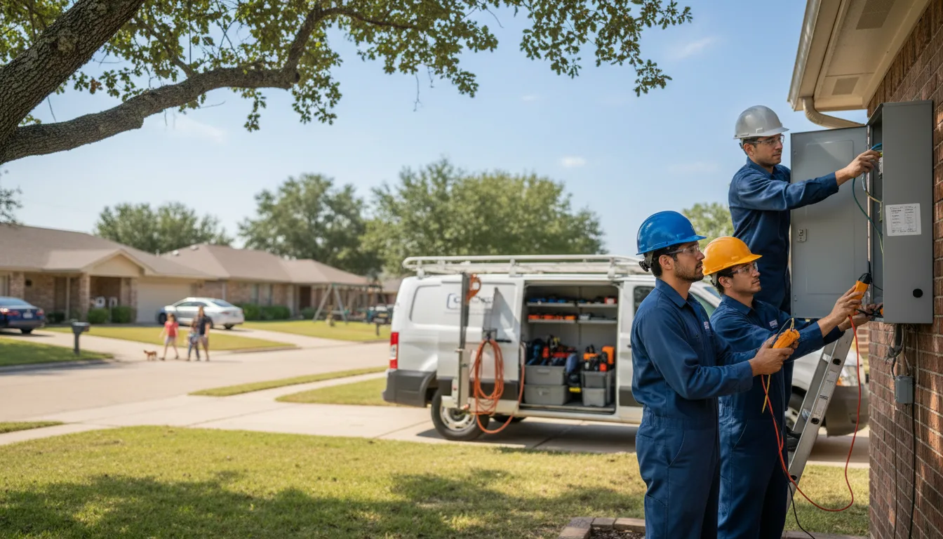 Certified electrician providing emergency electrical services in Fairview, KS
